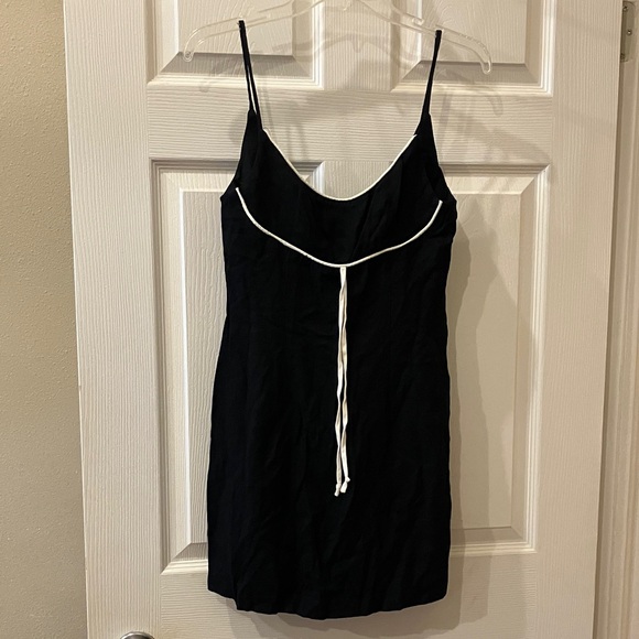 All that Jazz Dresses & Skirts - All That Jazz Black Mini Dress with White Trim